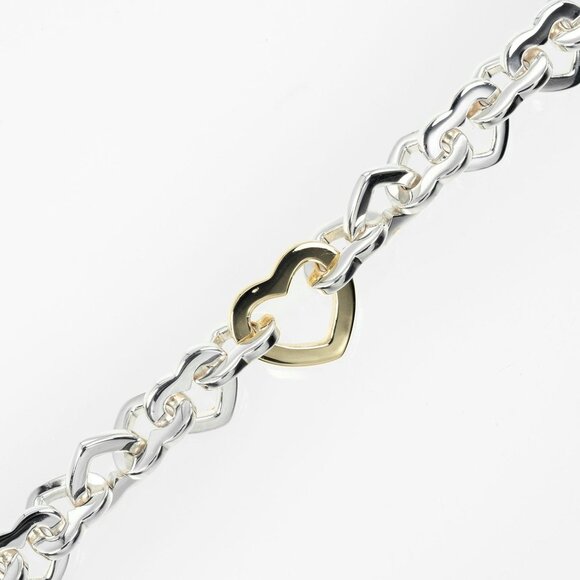 TIFFANY 18k Gold Heart Bracelet - Picture 4 of 7